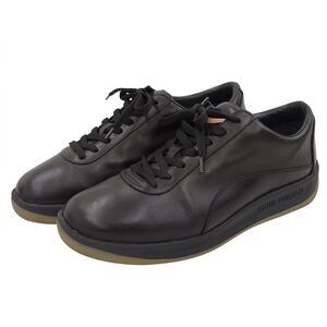 Louis Vuitton Leather Low-cut Sneakers Shoes Men's Black 26.0cm (10.24in) 7